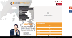 Desktop Screenshot of cargotransport.com.pl