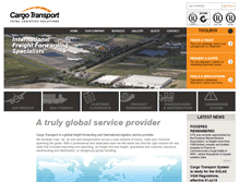 Tablet Screenshot of cargotransport.com.au