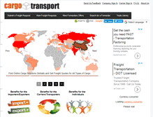 Tablet Screenshot of cargotransport.org